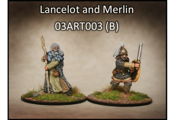 Lancelot & Merlin (2) (Footsore miniatures)-0