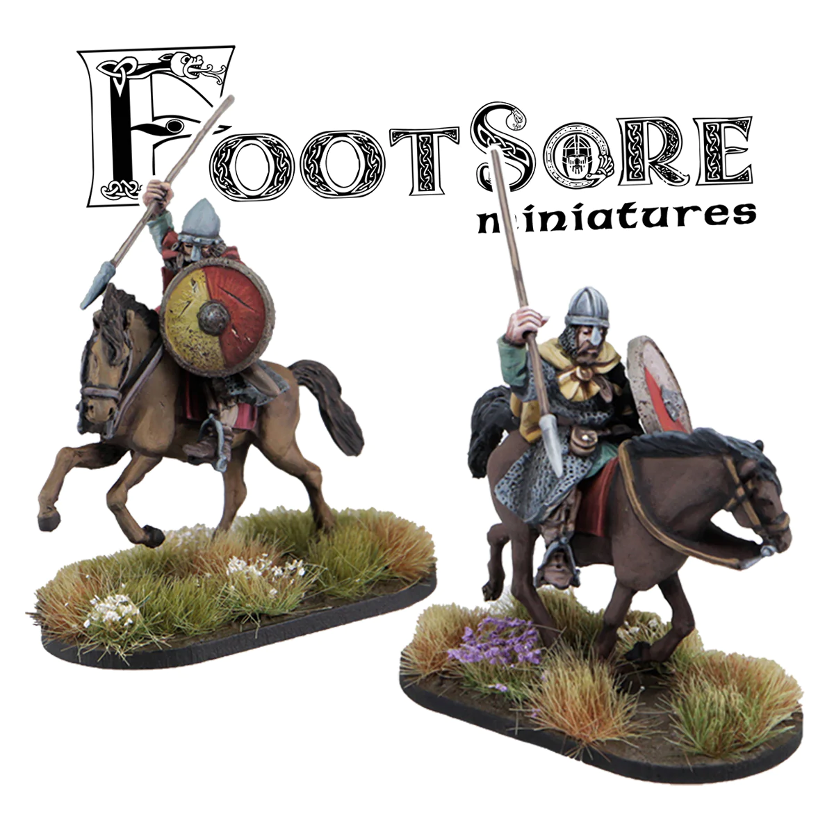 LSX100 Footsore Miniatures Anglo-Dane Cavalry with Spears
