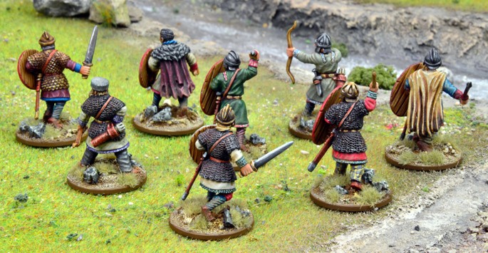 SAGA MERC02 Roman Deserters 8 Aetius & Arthur Infantry Warriors Miniatures 