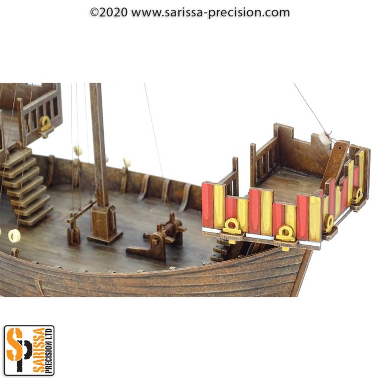 Medieval Cog Sailing Ship 28mm Stronghold Terrainde