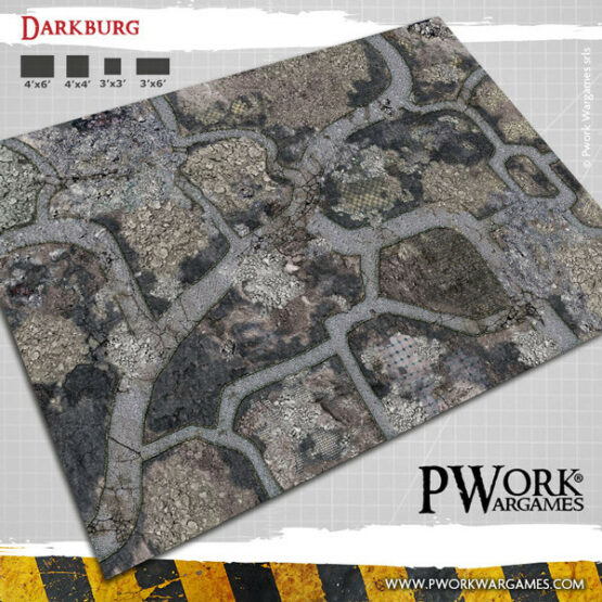 Darkburg 3x3' - Wargames Terrain Mat