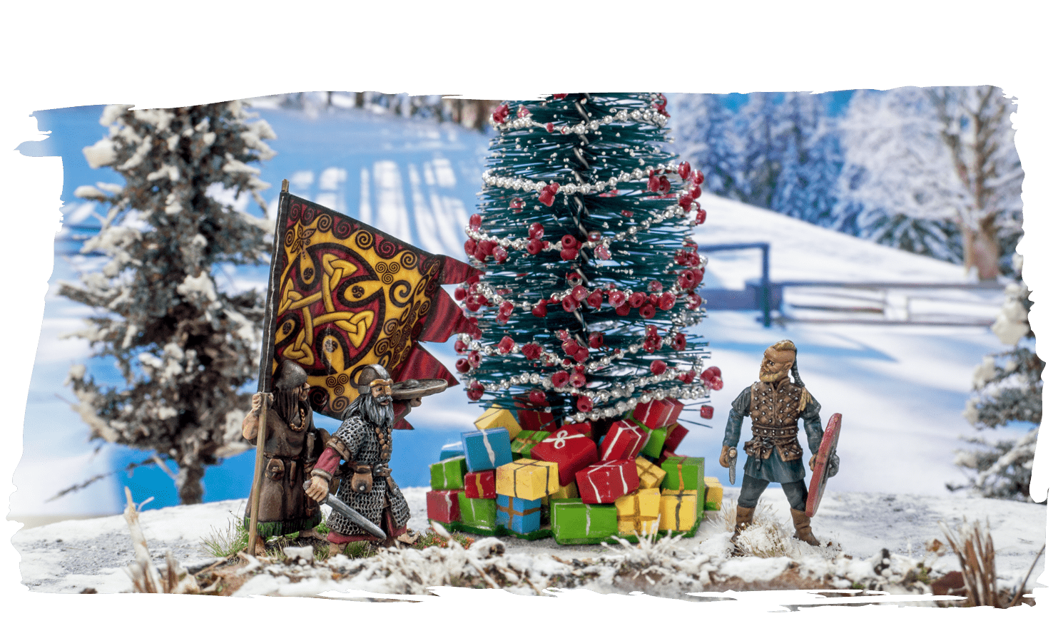 SAGACHRISTMAS SCENARIO BRAWL UNDER THE CHRISTMAS TREE stronghold