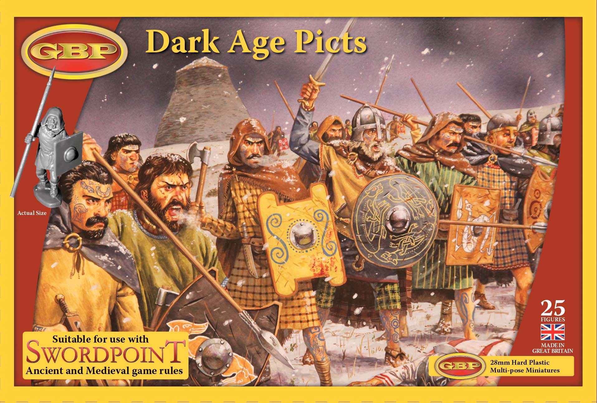 Dark Age Picts 25 Stronghold Terrain