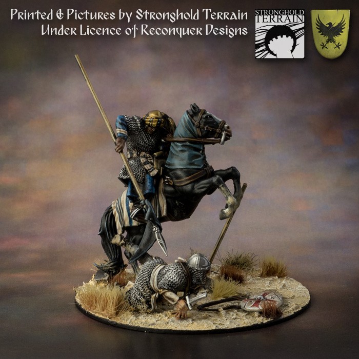 Reconquer Designs RD-025 Arab mounted Warlord with Casuality 2