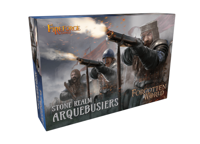 FireForge Games FWSR04-BS Stone Realm Dwarf Arquebusiers 1