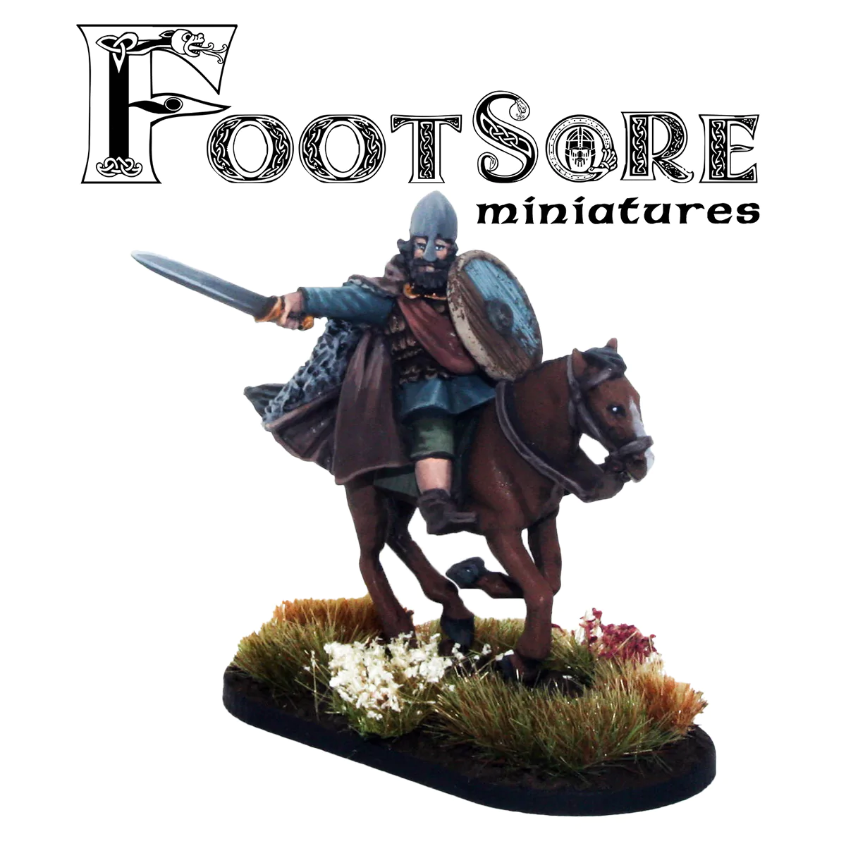 Footsore Miniatures 03WLS010PY Welsh Light Mounted Dark Age Commander