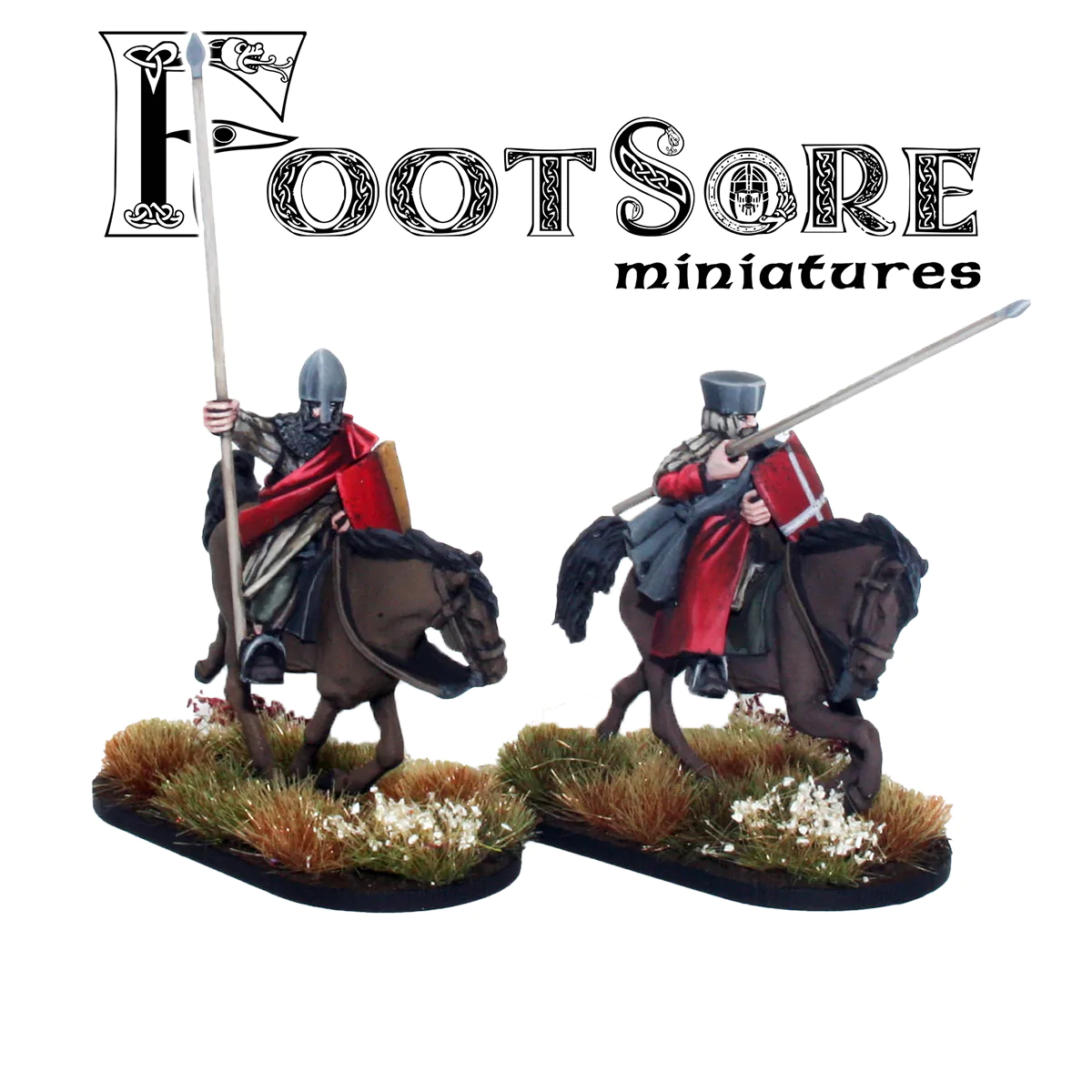 Footsore Miniatures WLS205 Welsh Medieval Cavalry with Lances