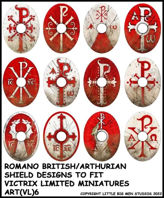 Romano British / Arthurian Shield Design 6 (Victrix)