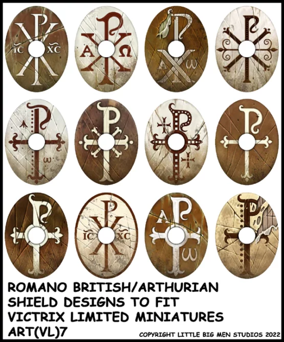 Romano British / Arthurian Shield Design 7 (Victrix)