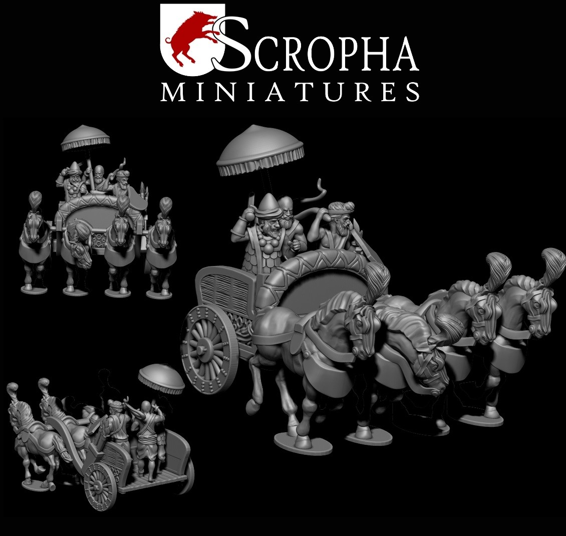 Scropha Miniatures SM-007 Indian Heavy Chariot 2