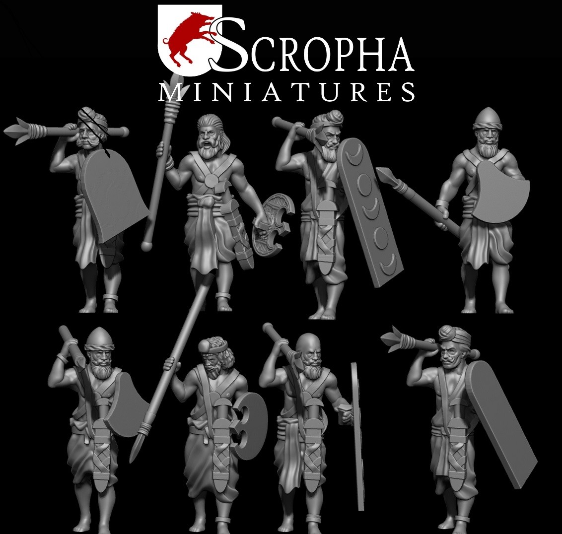 Sropha Miniatures SM-003 Indian Spearmen 1