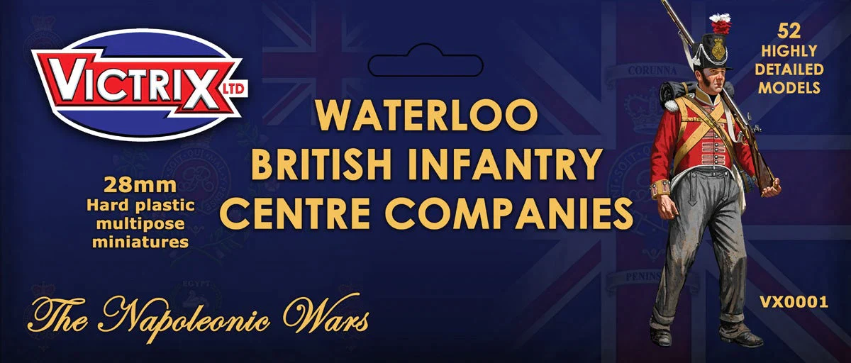 Victrix VX0001 Waterloo British Infantry Centre Companies 1