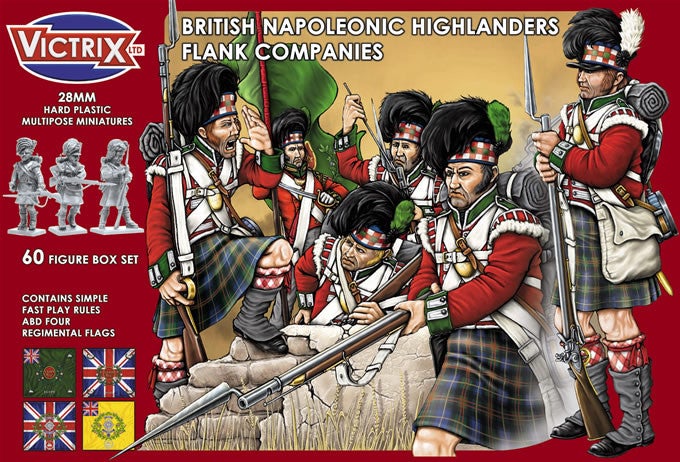 Victrix VX0007 British Napoleonic Highlander Flank Companies 1