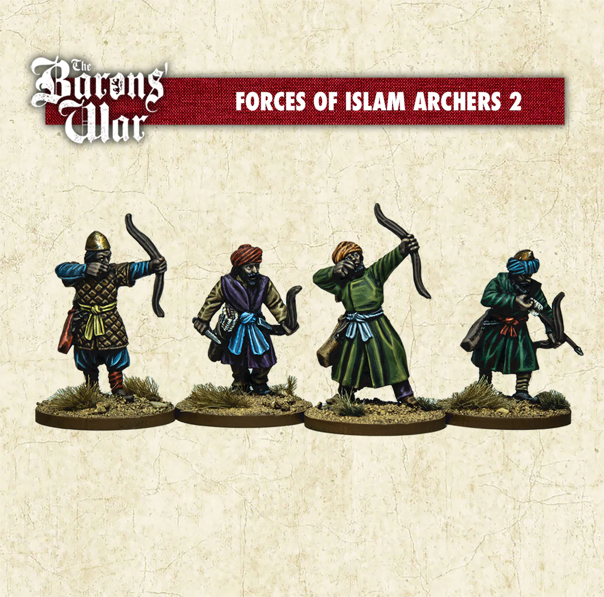 Footsore Miniatures Barons War OTR05 Forces of Islam Archers 2