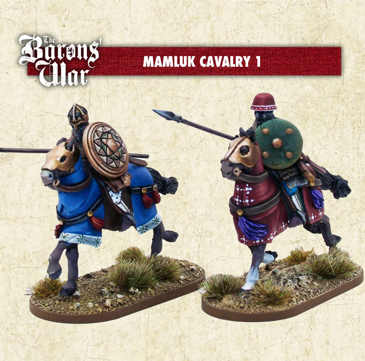 Footsore Miniatures Barons War OTR38 Mamluk Cavalry 1