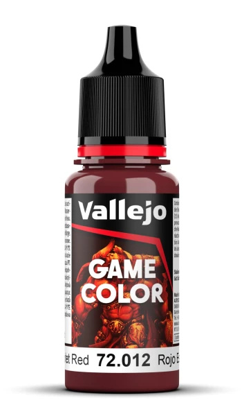 Vallejo Game Color VA72012 Scarlet Red 18 ml - Game Color