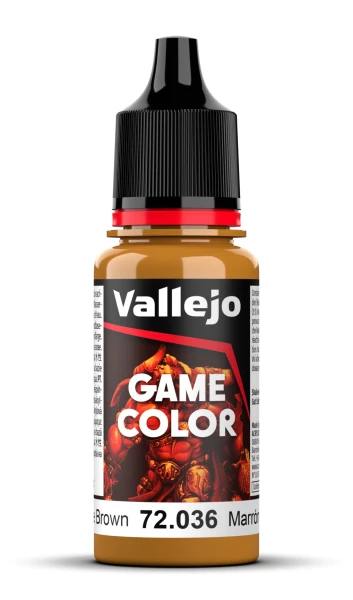 Vallejo Game Color VA72036 Bronze Brown 18 ml - Game Color