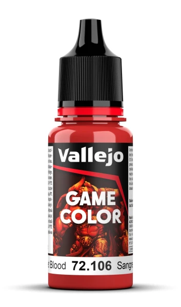 Valleyo Game Color VA72106 Scarlet Blood 18 ml - Game Color