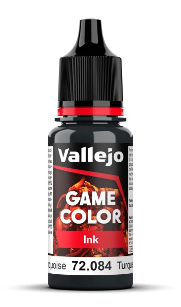 Vallejo VA72084 Dark Turquoise 18 ml - Game Ink