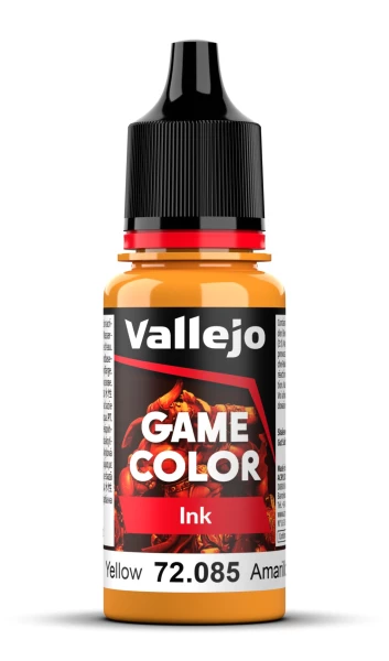 Vallejo VA72085 Yellow 18 ml - Game Ink