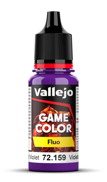 Vallejo VA72159 Fluorescent Violet 18 ml - Game Fluo