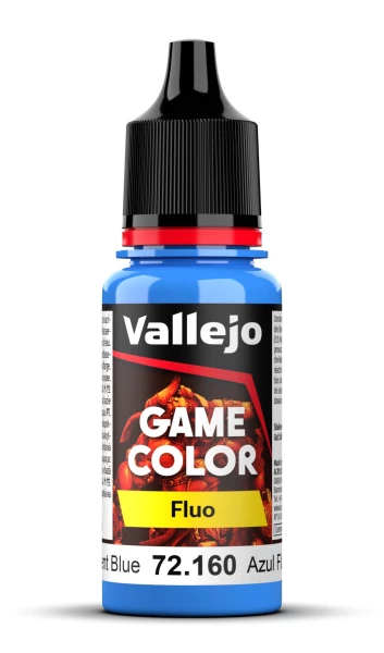 Vallejo VA72160 Fluorescent Blue 18 ml - Game Fluo