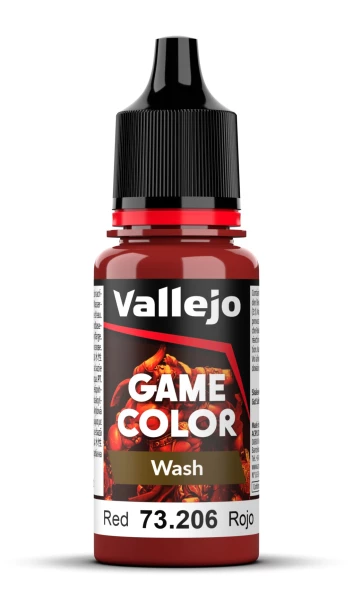 Vallejo VA73206 Red 18 ml - Game Wash