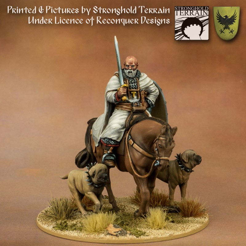 Reconquer Designs RD-032 Early Military Order Knights Warlord & Mastiffs 1