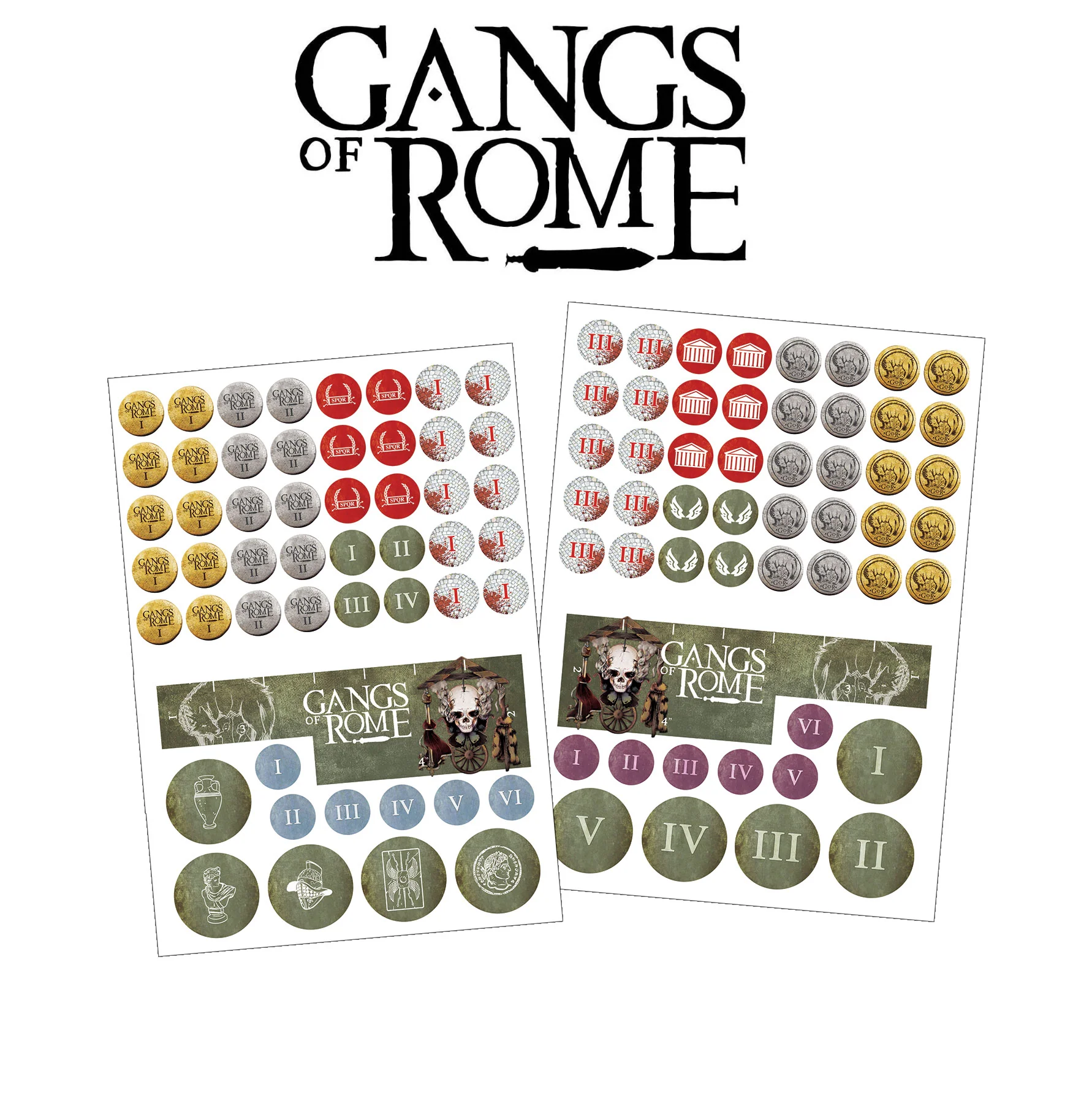 Footsore Miniatures Gangs of Rome GOR-ACCESS Gangs of Rome Accessories Set 2