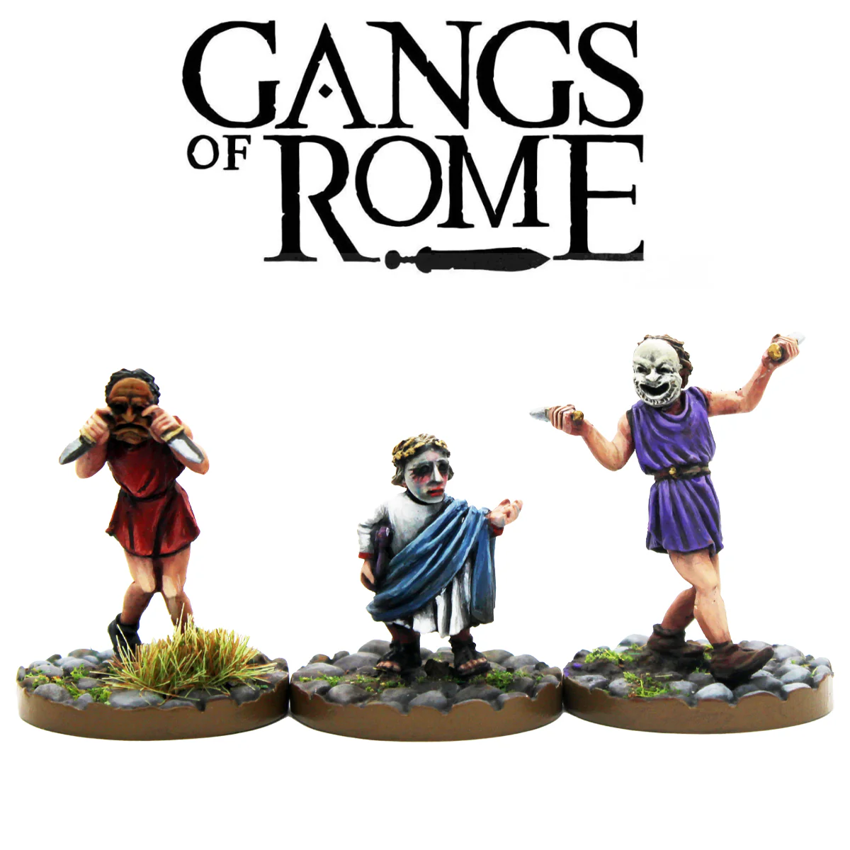 Footsore Miniatures Gangs of Rome GORTOP The Oscan Players