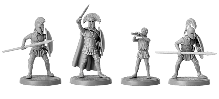 V&V Miniatures VV-GR01 Greek Command 1