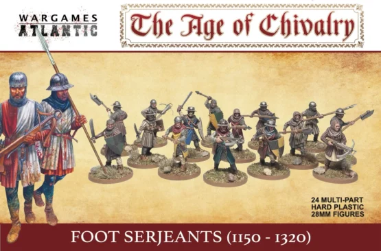 Wargames Atlantic: Foot Serjeants (1100-1320) (24)