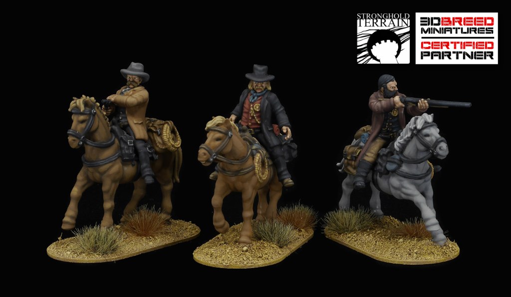 3DBreed - Mounted Lawmen Set A (3)