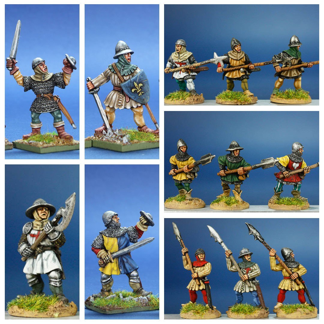 Age of Chivalry - 4 Point Warband (Foot) (25 Figures) - Image 3