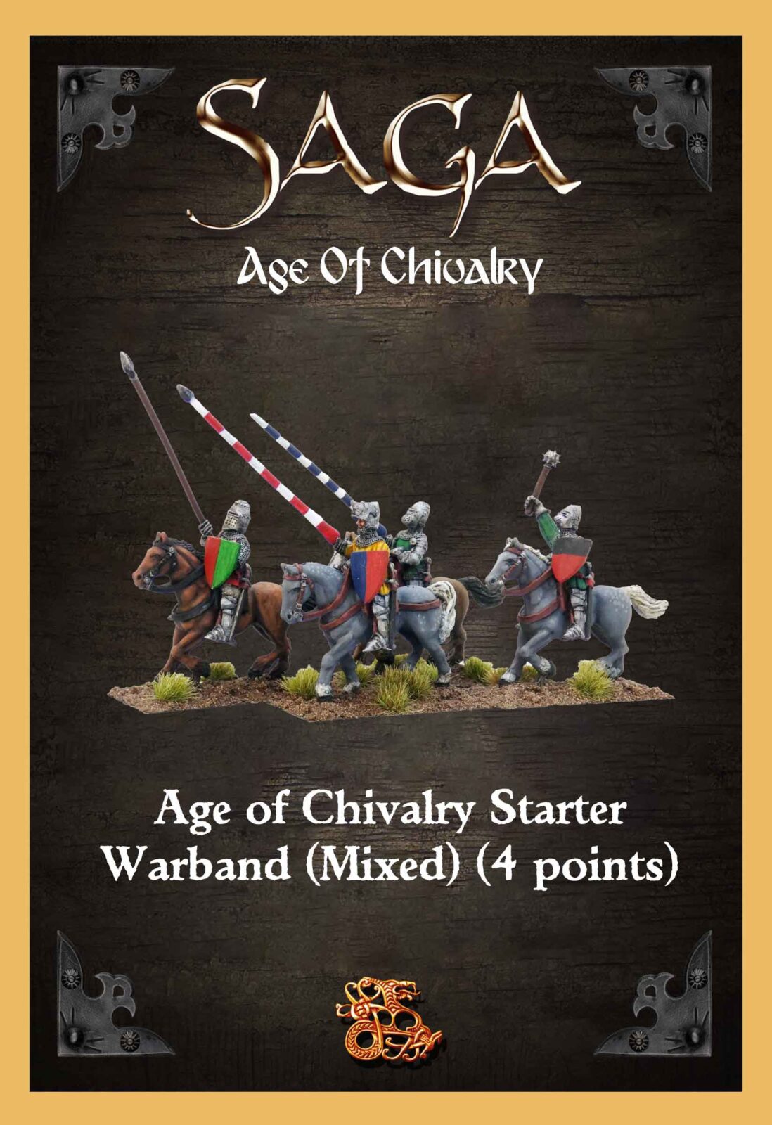 Gripping Beast CHVSB02_SAGA_Age_of_Chivalry_4_Point_Warband_Mixed_25_Figures 1