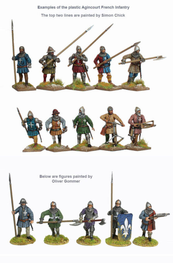 Perry Miniatures - Agincourt French Infantry 1415-29 (42) – Bild 2