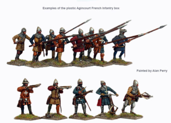 Perry Miniatures - Agincourt French Infantry 1415-29 (42) – Bild 3