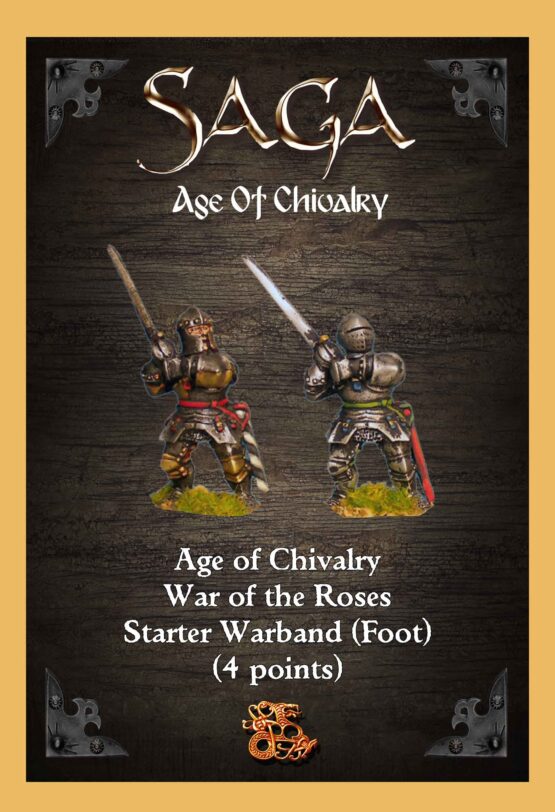 Age of Chivalry - War of the Roses - 4 Point Warband (Foot) (25 Figures)