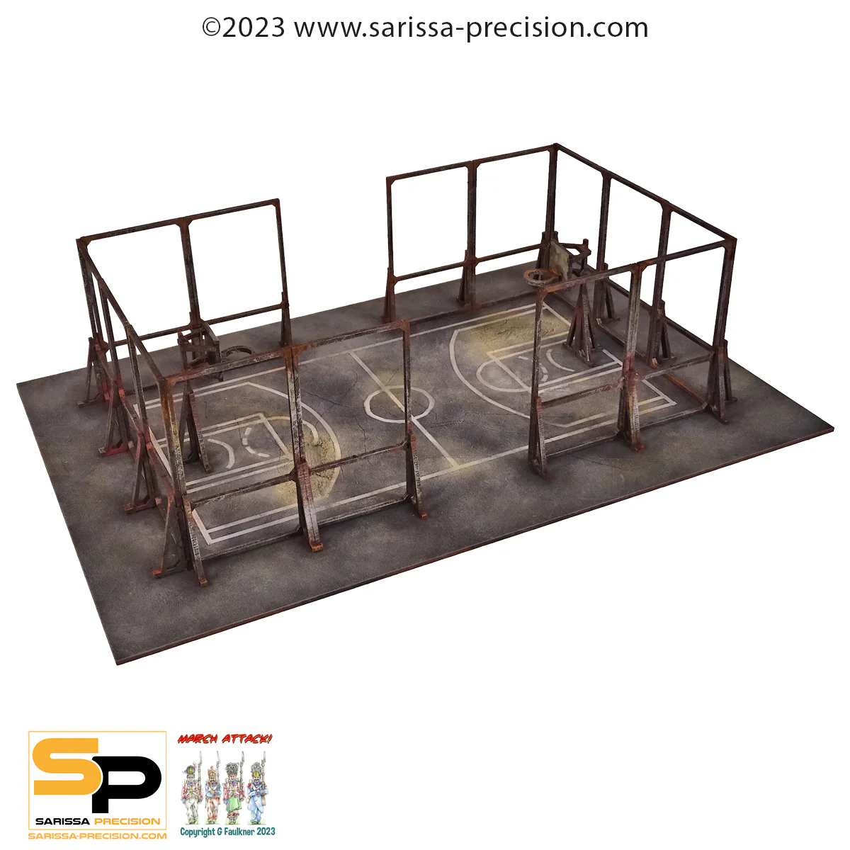 Sarissa Precision C127 City Block - Ball Court 1