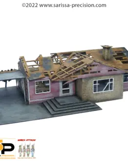 Residential Ranch Style Derelict (Car Port LHS)
