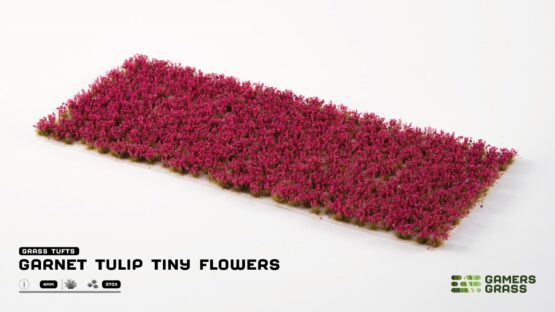 Garnet Tulip Tiny Flowers - Image 2