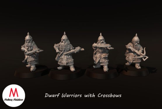 Medbury Miniatures: Dwarven Crossbowmen (4)