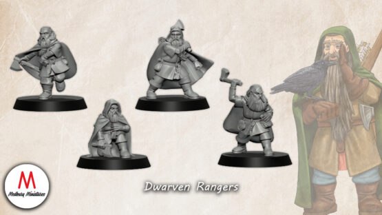 Medbury Miniatures: Zwergen-Kundschafter (4)
