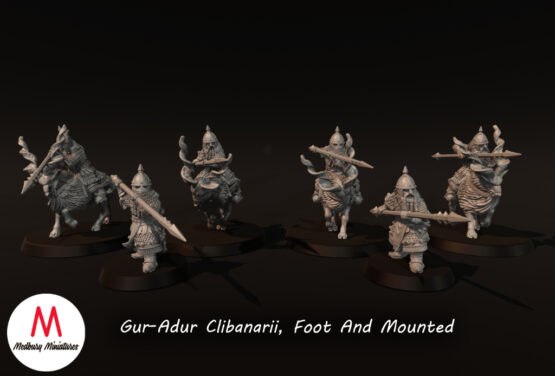 Medbury Miniatures: Zwergen-Panzerreiter Beritten und zu Fuß (6) – Bild 3