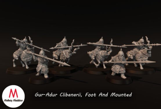 Medbury Miniatures: Zwergen-Panzerreiter Beritten und zu Fuß (6)