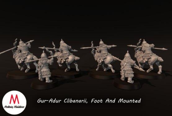 Medbury Miniatures: Zwergen-Panzerreiter Beritten und zu Fuß (6) – Bild 2