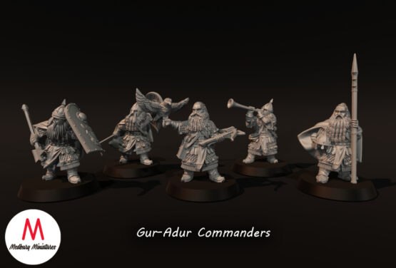 Medbury Miniatures: Gur-Adur Kommandanten (5)