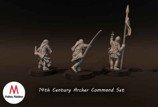 Medbury Miniatures: Englische Bogenschützen Kommandoabteilung (4) – Bild 4