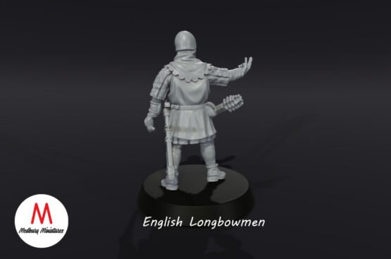 Medbury Miniatures: Englische Bogenschützen Kommandoabteilung (4) – Bild 5