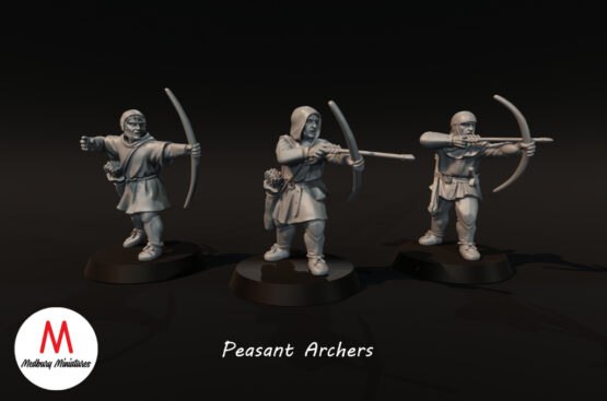 Medbury Miniatures: Peasant Archers (8) - Image 4